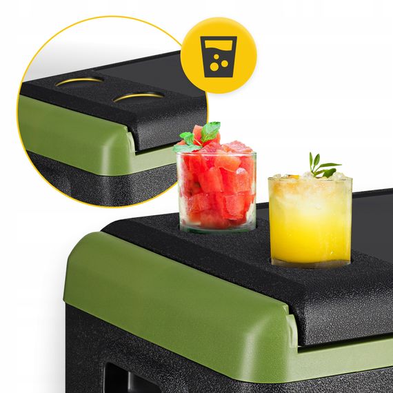 Холодильник туристичний компресорний Mountain Goat LIBERTY 45.3 л електричний, переносний Black/Olive (P-5905973404914) | Зображення 4