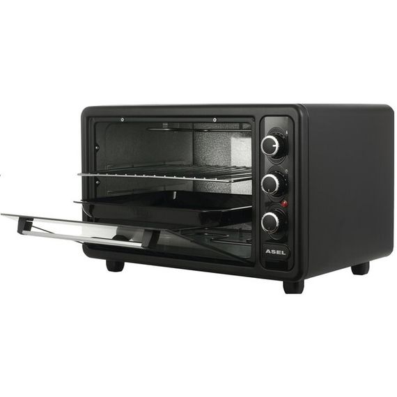Електродуховка ASEL AF-40-24. Колір: чорний | Зображення 1