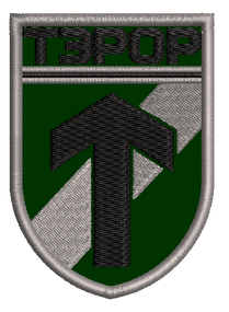 Шеврон ТЭРОР (зеленый)