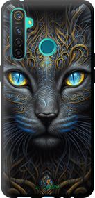 Чохол на Realme 5 Pro Кішка "5548b-1861-2448"