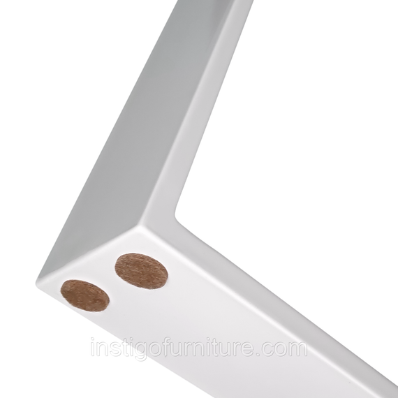 Комплект опор для столу з металу 600×70mm, H=730mm (профільна труба: 70x11mm) Білий | Зображення 6