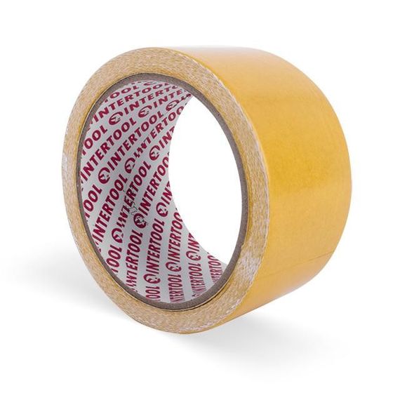 Скотч двосторонній на тканинній основі 10 м, 50 мм INTERTOOL KT-0962 | Зображення 5