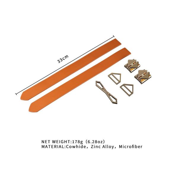 Наручники LOCKINK Wristcuffs/Anklecuffs Brown Set Коричневі One Size | Зображення 6