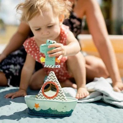 Игрушка для ванной Fehn Plansch &amp; Play Развивающая Лодка (4001998050127) | Зображення 4