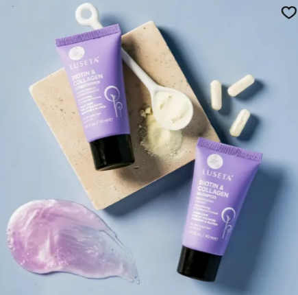 Набір шампуню та кондиціонеру Luseta Beauty Biotin & Collagen (2*30 ml) | Зображення 1