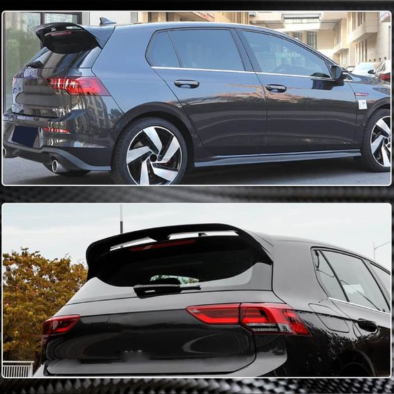 Спойлер V1 (для GTI/R EU 2019-2024, Карбон) для Volkswagen Golf 8 2019- гг | Зображення 4