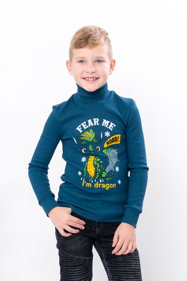 Водолазка дитяча "Новорічна" Носи своє 116 Синій (p-7479-145222)