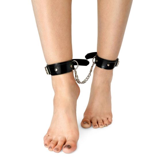 Поножи из экокожи Art of Sex -  Emoji Ankle cuffs sexstyle