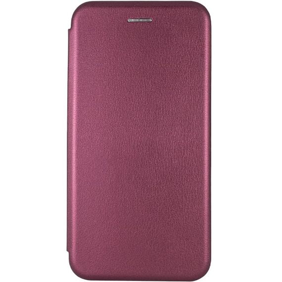 Шкіряний чохол-книжка Classy для Motorola Edge 70 Fusion / 70 Fusion+ Бордовий