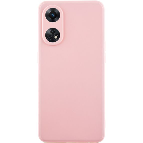 Силіконовий чохол Candy Full Camera для Oppo Reno 8 T 4G Рожевий / Pink Sand