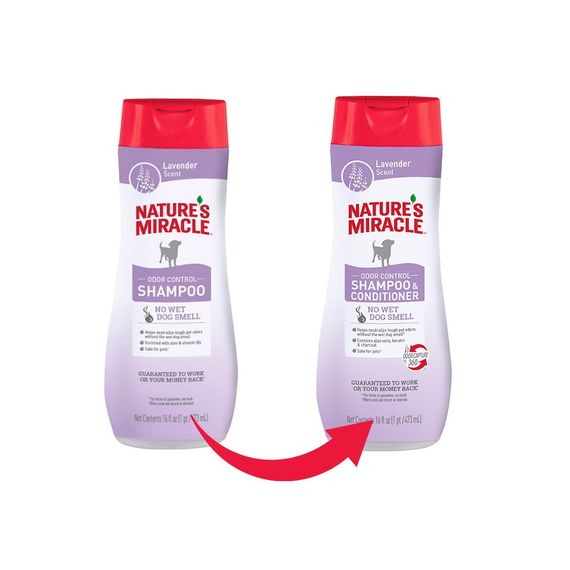 Шампунь - кондиціонер 8in1 Nature s Miracle для собак з ароматом лаванди 473 мл | Зображення 2
