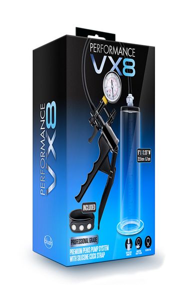 Вакуумна помпа VX8 PREMIUM PENIS PUMP, Черный | Зображення 1
