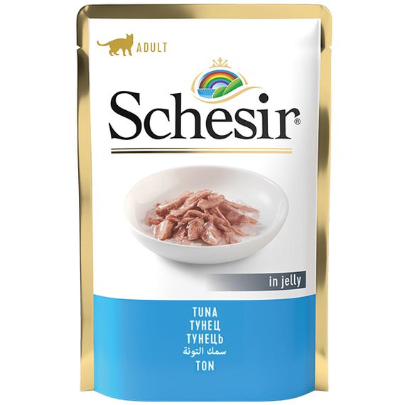 Корм Schesir Tuna влажный с тунцом в желе 85 гр