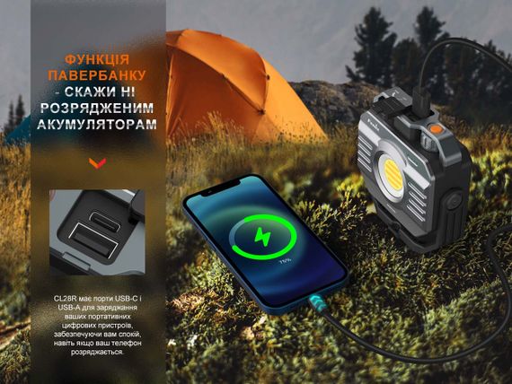 Ліхтар багатофункціональний CL28R з функцією Powerbank (10 000 mAh) | Зображення 9