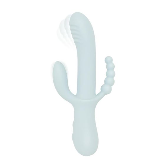 Вибратор-кролик Good Vibes Only - SAGE Triple Stimulation Vibe Soft Silicone - Blue sexstyle