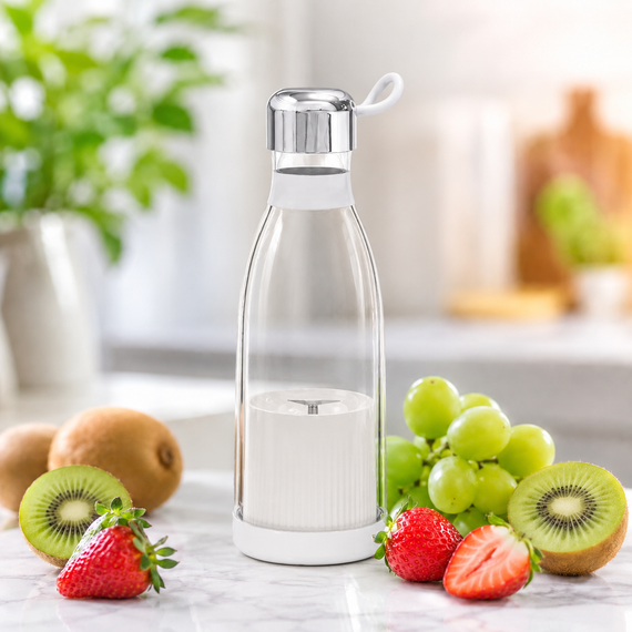 Портативний блендер у пляшці MINI JUICER / Блендер-пляшка 350 мл Блендер акумуляторний 40 Вт | Зображення 2