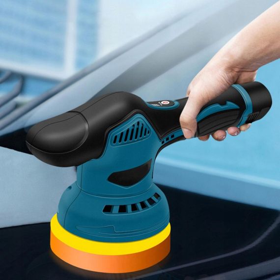 Беспроводная полировальная машинка с 2 аккумуляторами (12V), YK49 / Аккумуляторная полировально-шлифовальная | Зображення 3