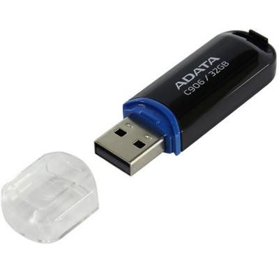 USB флеш накопичувач ADATA 32GB C906 Black USB 2.0 (AC906-32G-RBK) | Зображення 2