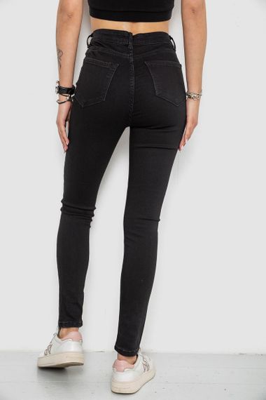 Джинси жіночі Skinny, колір чорний, 182R1048 | Зображення 3