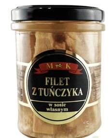 Філе тунця у власному соку MK Filet z tunczyka 200 г (скло)