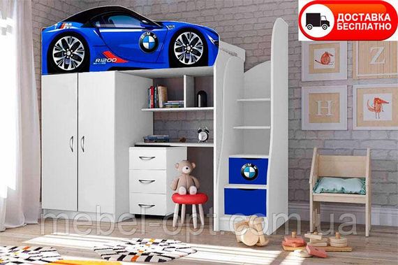 Дитяче ліжко-горище Bed-Room №1 Police, спальне місце 1700х800 | Зображення 5