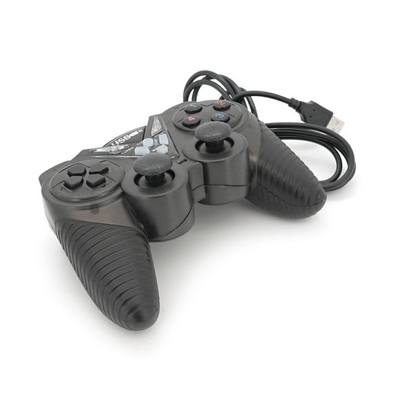 Геймпад для ПК USB-908 USB 2.0 Double Shock (Black), Blister | Зображення 2