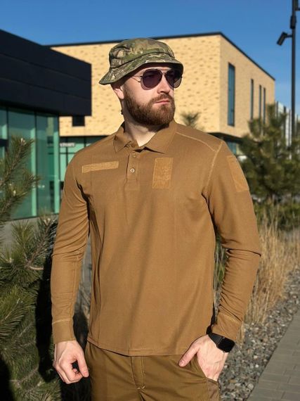 Військове поло койот Coolpass Coyote довгий рукав Military