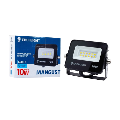 LED-прожектор 10W 6500К MANGUST10SMD80С Enerlight | Зображення 2
