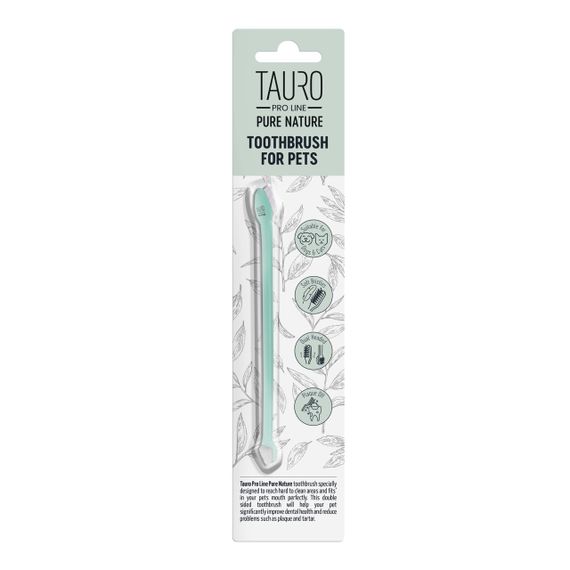 Зубна щітка для собак та котів Tauro Pro Line