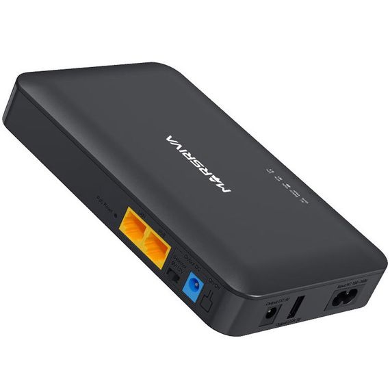 ДБЖ Marsriva DC UPS для роутерів KP2 DC+PoE+USB OUT, 5V/9V/12V 18W 10000mAh (36Wh) Li-ion | Зображення 2