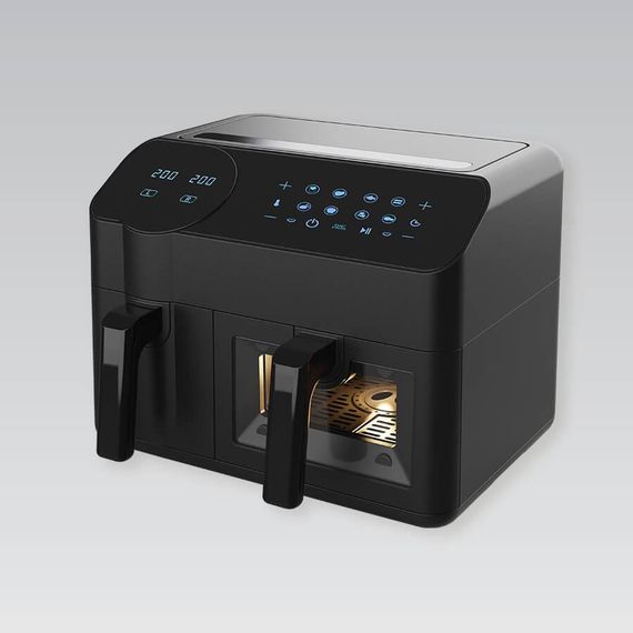 Аерофритюрниця електрична Maestro MR-760, 3,5 л + 6 л, подвійна чаша, фритюрниця й аерогриль | Зображення 2
