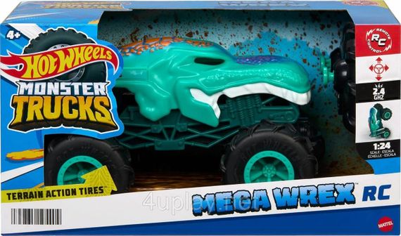 Монстр трак на радиоуправлении Хот Вилс Мега Рекс Оригинал Hot Wheels Mega-Wrex 1:24