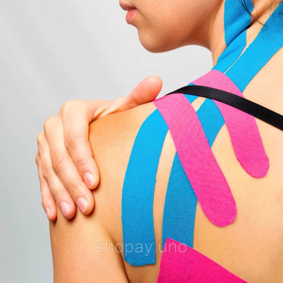 Кинезио тейпы Kinesiology tape, 2см х 5м ∙ Эластичный пластырь – тэйп для тела, спины и шеи в рулоне | Зображення 3