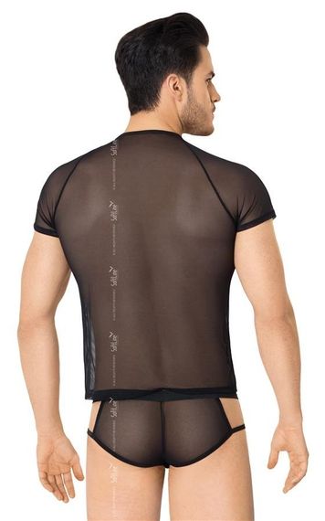 Комплект білизни - Shirt and Shorts 4607, black M/L | Зображення 1