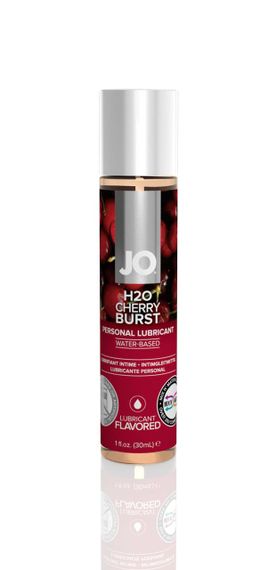 Змазка на водній основі JO H2O — Cherry Burst (30 мл) без цукру, рослинний гліцерин sexstyle