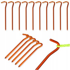 Набір кілочків для намету Mountain Goat алюмінієві 18 см, Hex 10 шт (P-5905973406871)