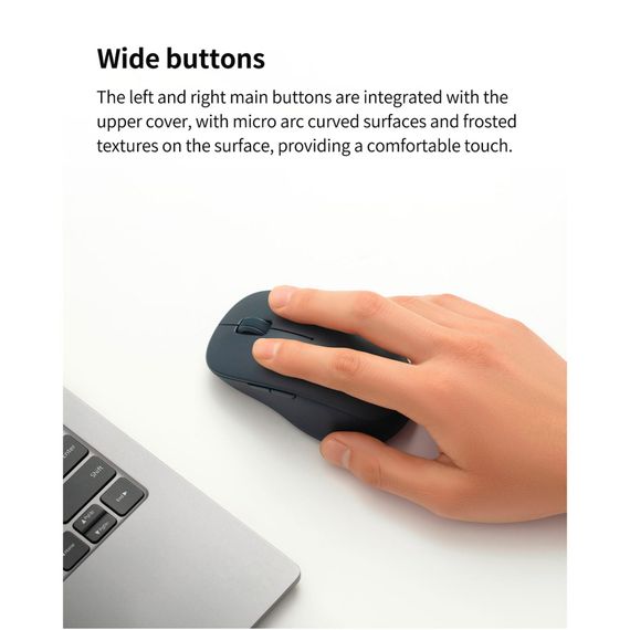 Мишка Xiaomi Dual-mode Wireless Mouse 2 Black (BHR8850GL) (1122318) | Зображення 4