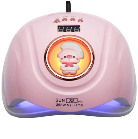 Лампа для ногтей SUN S8 PRO 268W розовая (с функцией понижения мощности) | Зображення 2