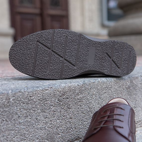 Прошите чоловіче взуття Ikos коричневого кольору 39 розмір | Зображення 6