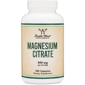 Мікроелемент Магній Double Wood Magnesium Citrate 800 mg 180 Caps