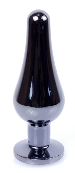 Анальная пробка Boss Series - Jewellery Dark Silver BUTT PLUG Clear, BS6400057 sexstyle | Зображення 5