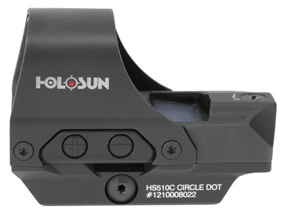 Приціл коліматорний Holosun HS510С точка 2 MOA + коло 65 МОА | Зображення 3
