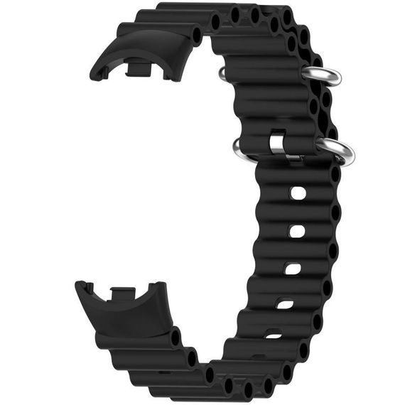 Ремешок Ocean Band для Xiaomi Mi Band 9/8 Черный / Black | Зображення 1