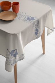 Скатертина Lotus Home 80703 Туреччина 140*240 см  Бавовна Бежевий