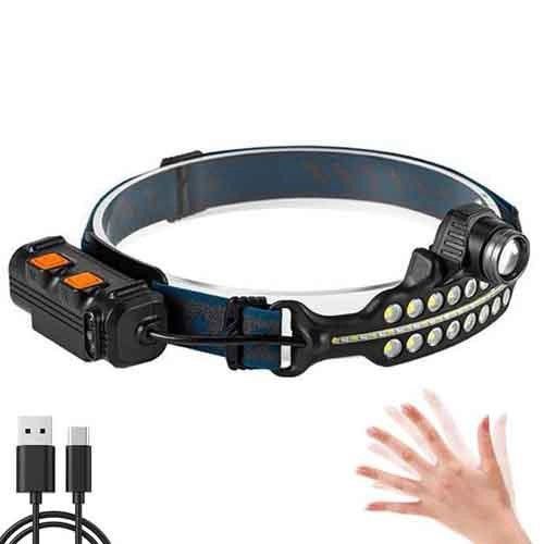 Налобный фонарик bailong BL-W690-LTS+SMD | Водонепроницаемый фонарь | Налобный фонарик с PL-459 usb зарядкой | Зображення 2