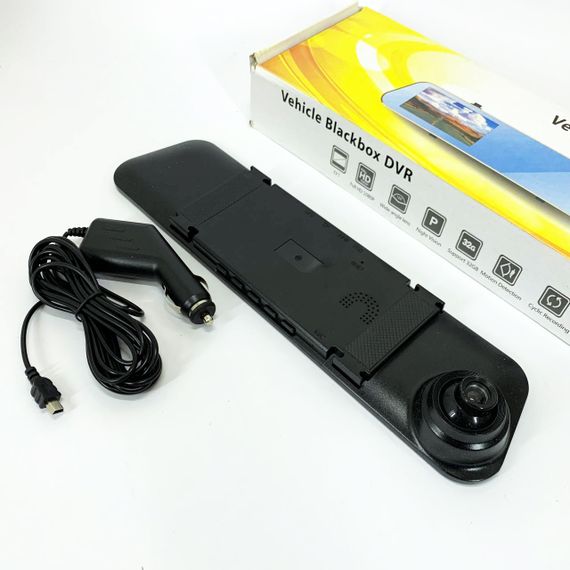 Автомобильный видеорегистратор, зеркало DVR CT-607 дисплей 4.3 дюйма, Автомобильный видеорегистратор Хит | Зображення 6