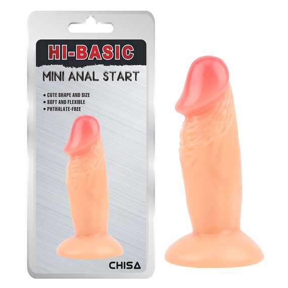 Анальна пробка Hi-Basic Mini Anal Start Сһіѕа, Бежевий | Зображення 3
