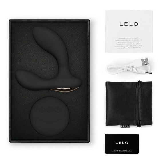 Масажер простати LELO Hugo 2 Remote Black, 2 мотори, дуже потужний, пульт ДК | Зображення 2