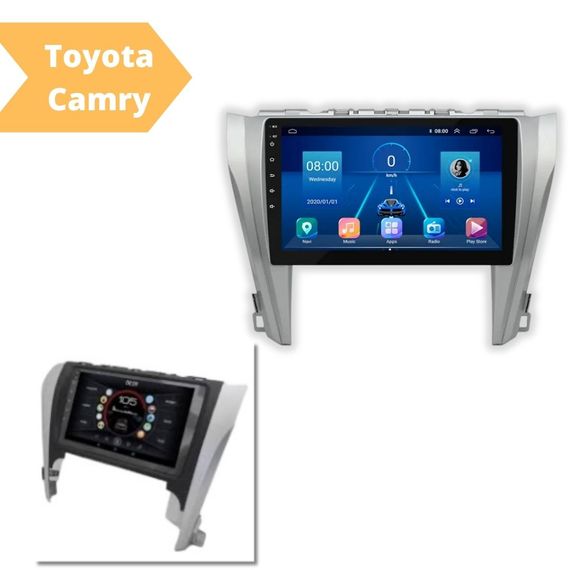 Штатная автомагнитола Toyota Camry V50 2012-2014 (10") Android 10.1 (4/32) (КОРОБКА 2) черный (MER-14129_5615) | Зображення 1