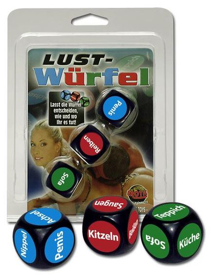 Гральні кубики 3 шт. sexstyle